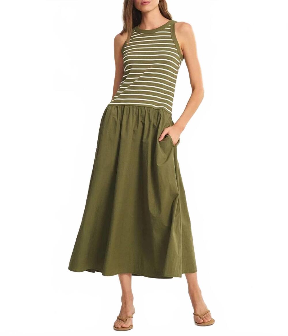 NEW VELVET BY GRAHAM & SPENCER romina dress in kale